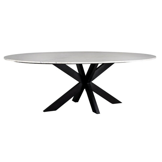 Dining table Lexington white oval 230