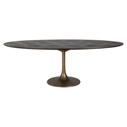 Dining table Luxor brown oval 230