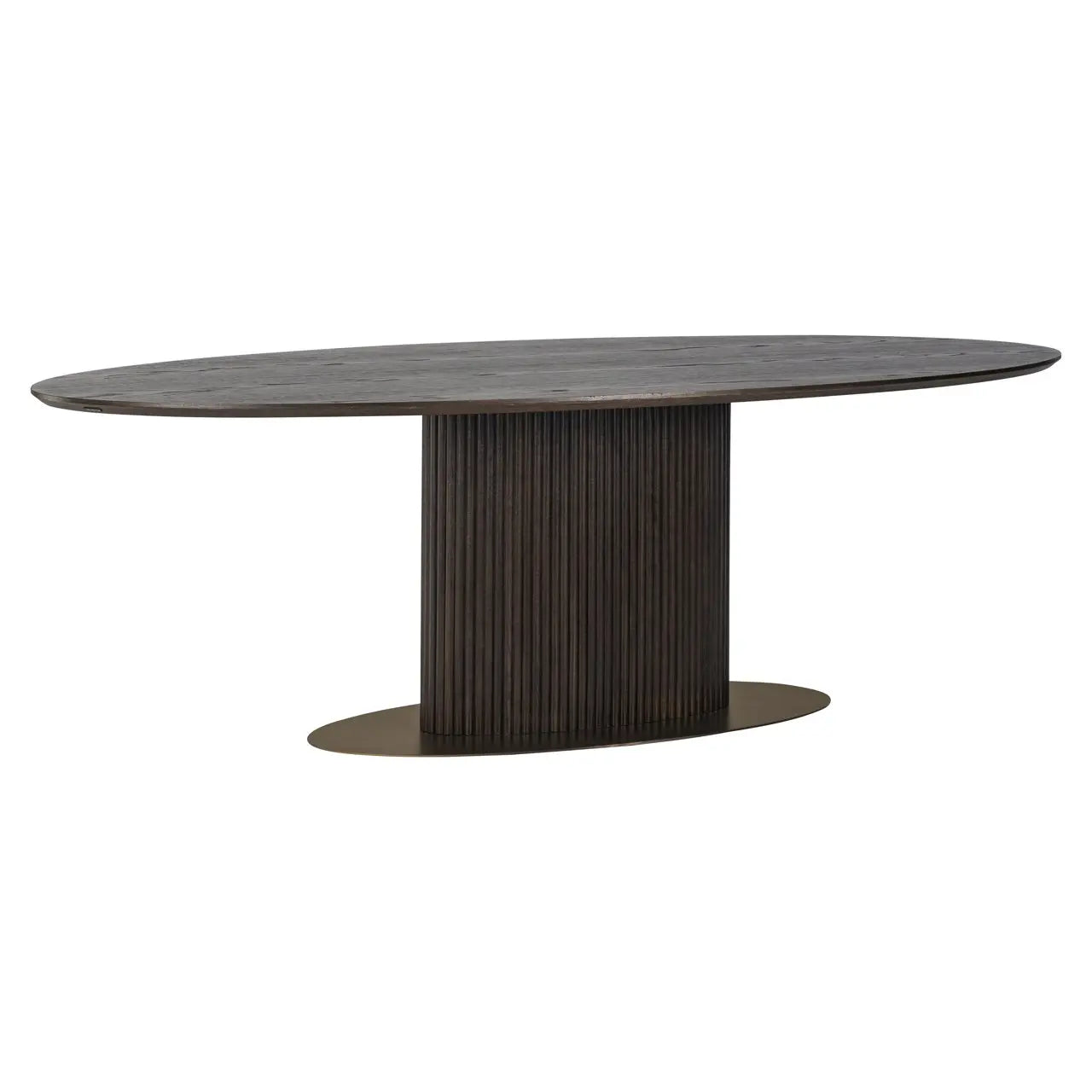 Dining table Luxor brown oval 235