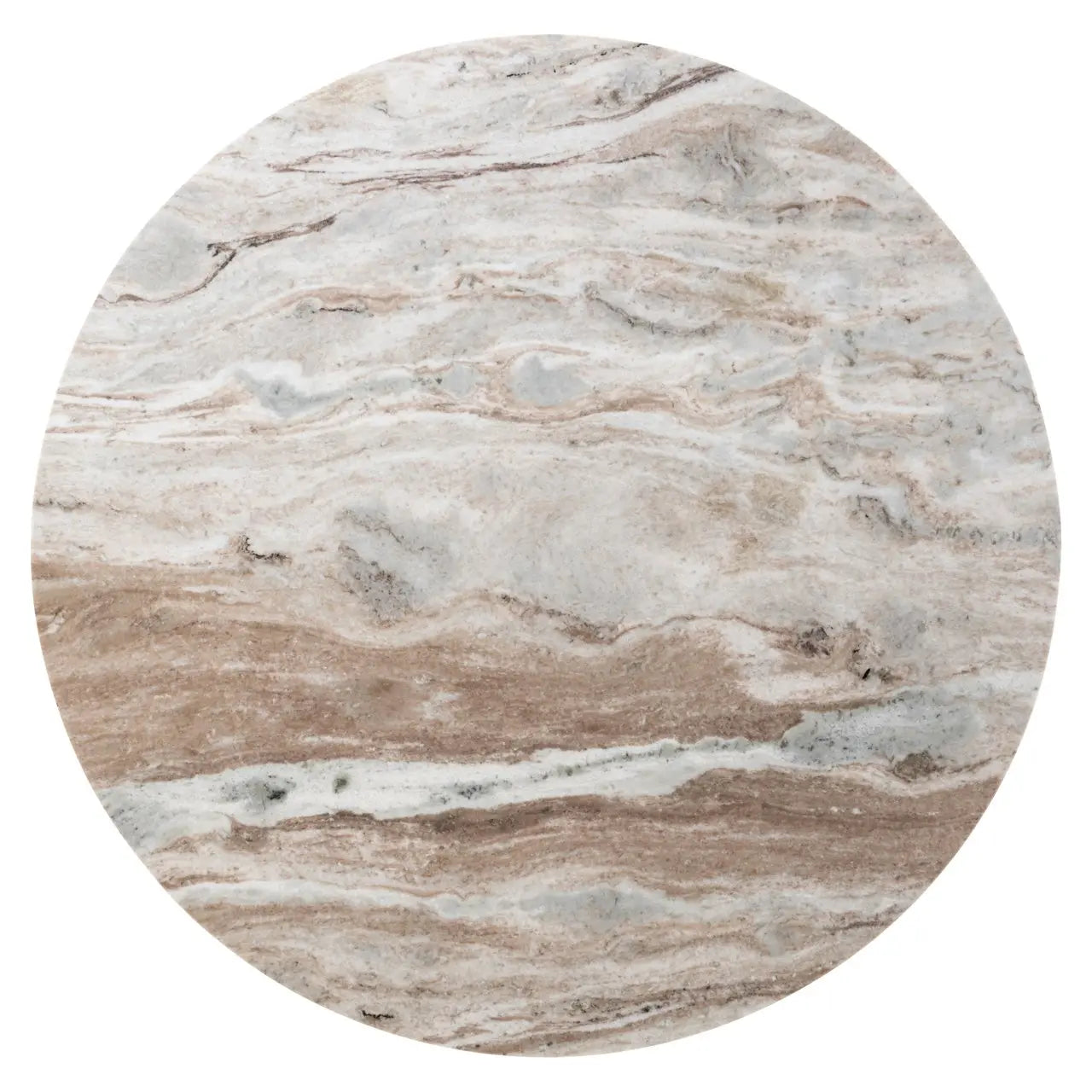 Dining table Nyon Blush beige 120Ø