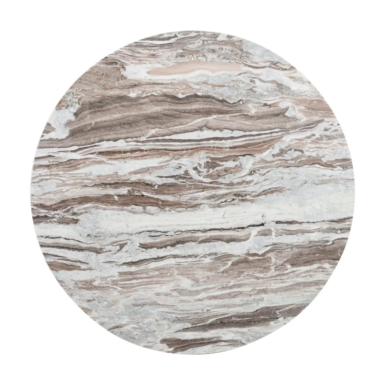 Dining table Oberoy Blush beige 130Ø