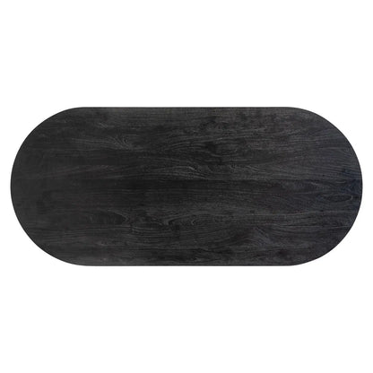 Dining table Revelin black/gold 200
