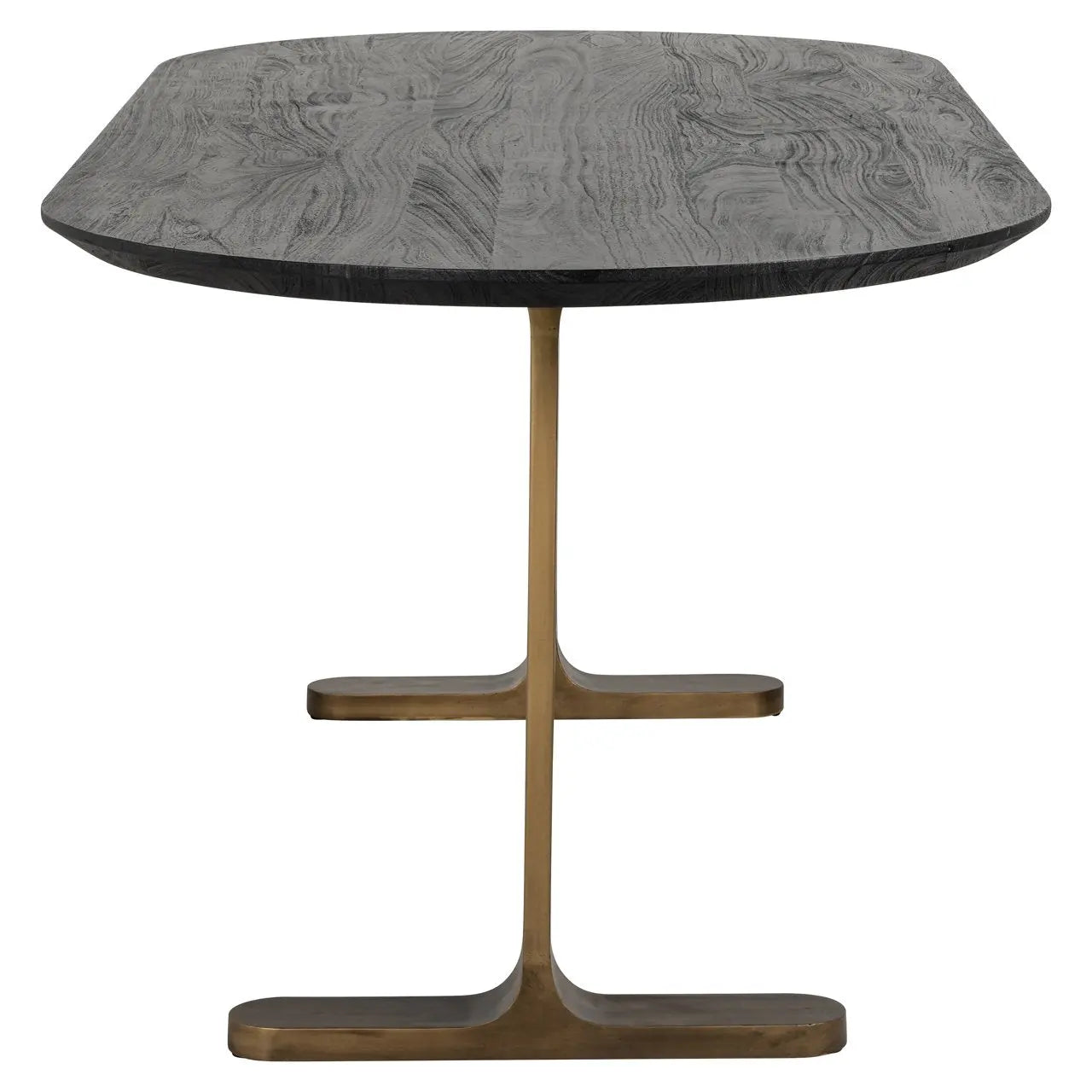 Dining table Revelin black/gold 235