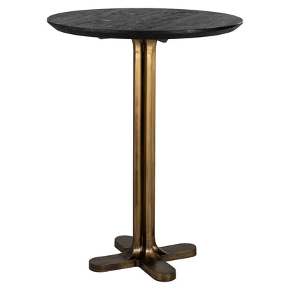 Dining table Revelin black/gold 81Ø