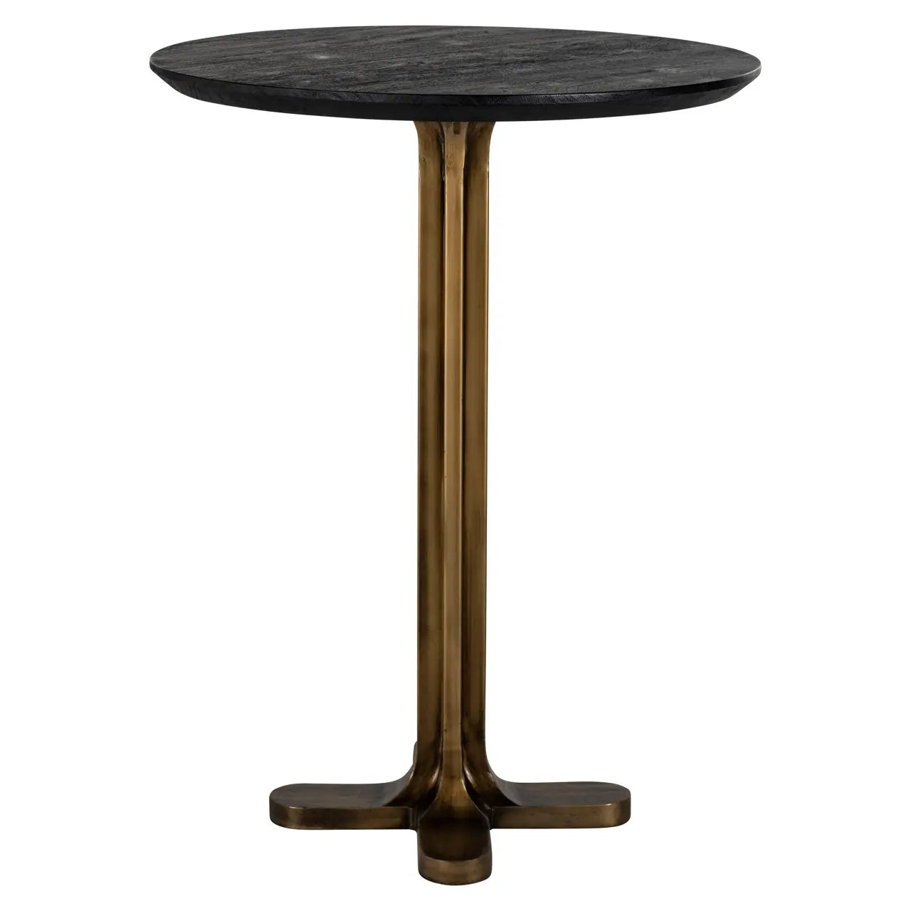 Dining table Revelin black/gold 81Ø