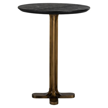 Dining table Revelin black/gold 81Ø