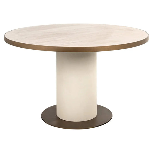 Dining table Tivoli white 130Ø
