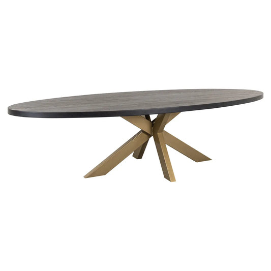 Dining table Watson black/gold 235