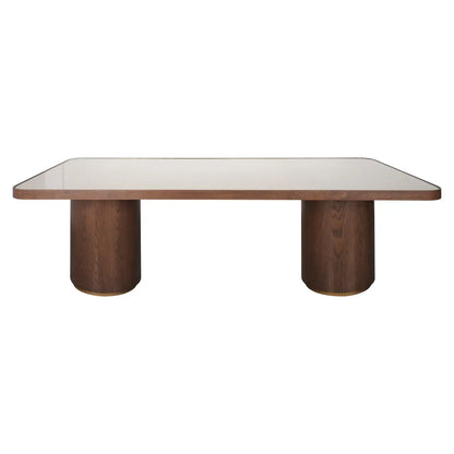Dining table Willox brown 235 including glass