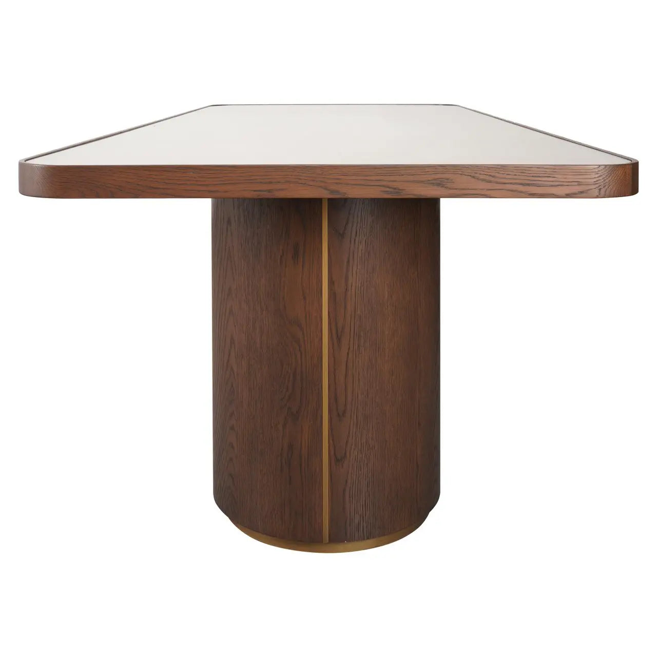 Dining table Willox brown 235 including glass