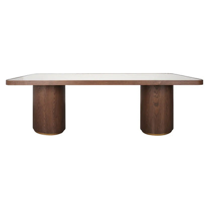 Dining table Willox brown 235 including glass
