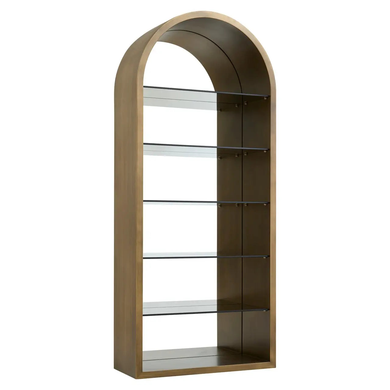 Display cabinet Bowic brushed gold