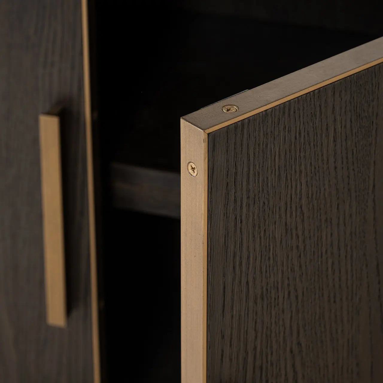 Display cabinet Carter brown large 4-doors