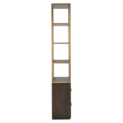 Display cabinet Carter brown small 2-drawers