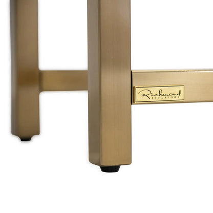 Display cabinet Magnus brushed gold