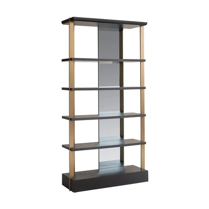 Display cabinet Rigley charcoal