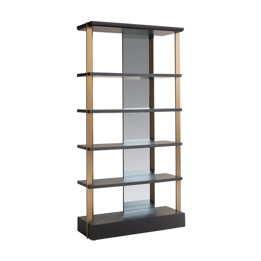 Display cabinet Rigley charcoal