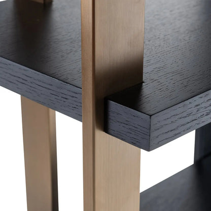 Display cabinet Rigley charcoal