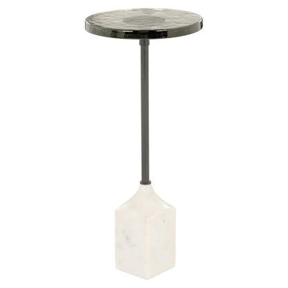 End table Aurora white 27Ø