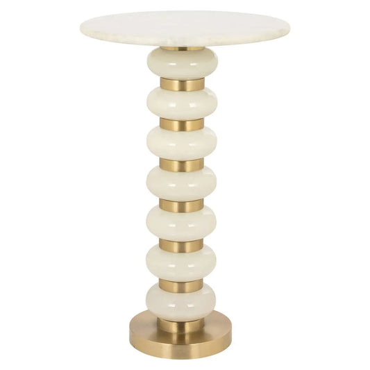 End table Barbara white