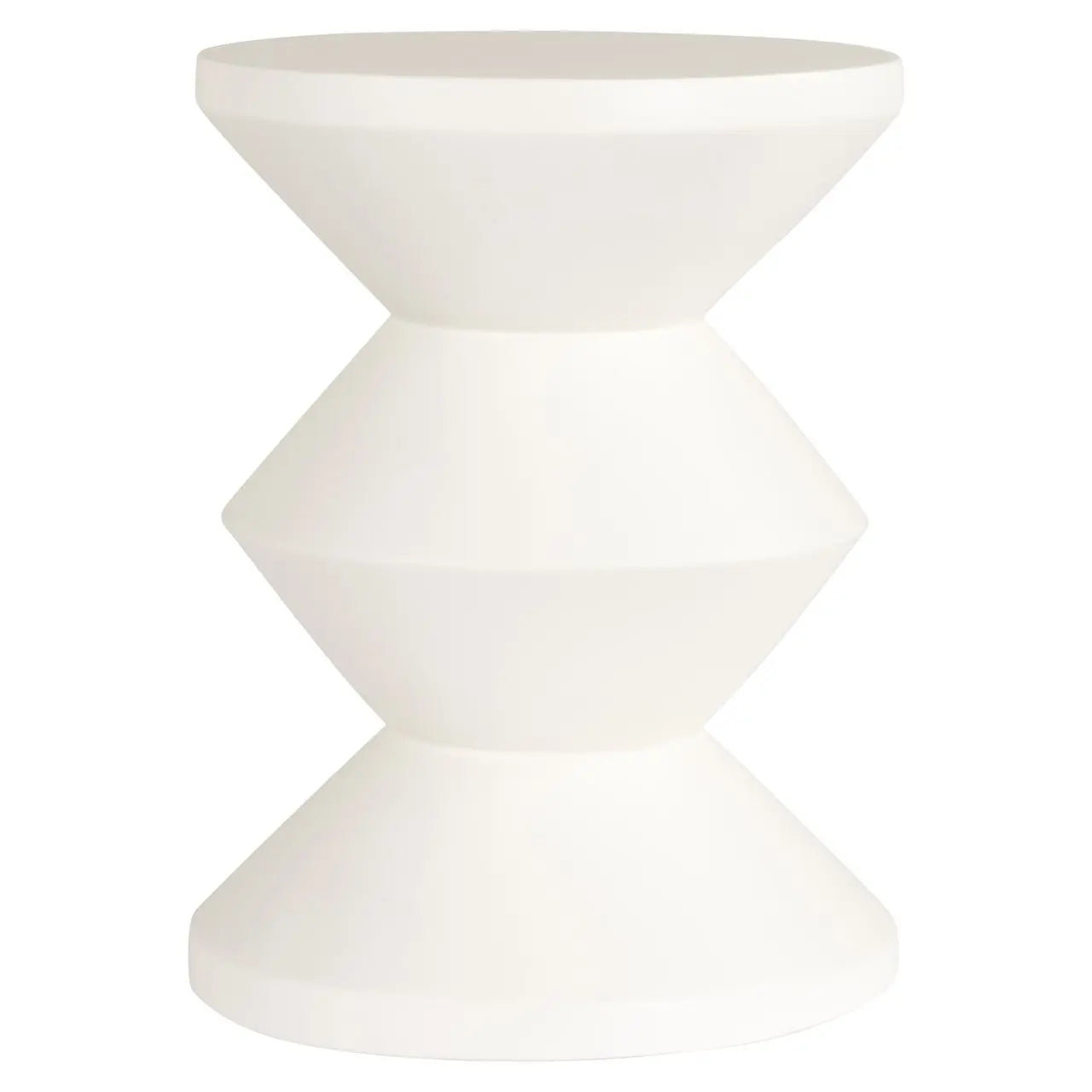 End table Bloomstone white 35Ø