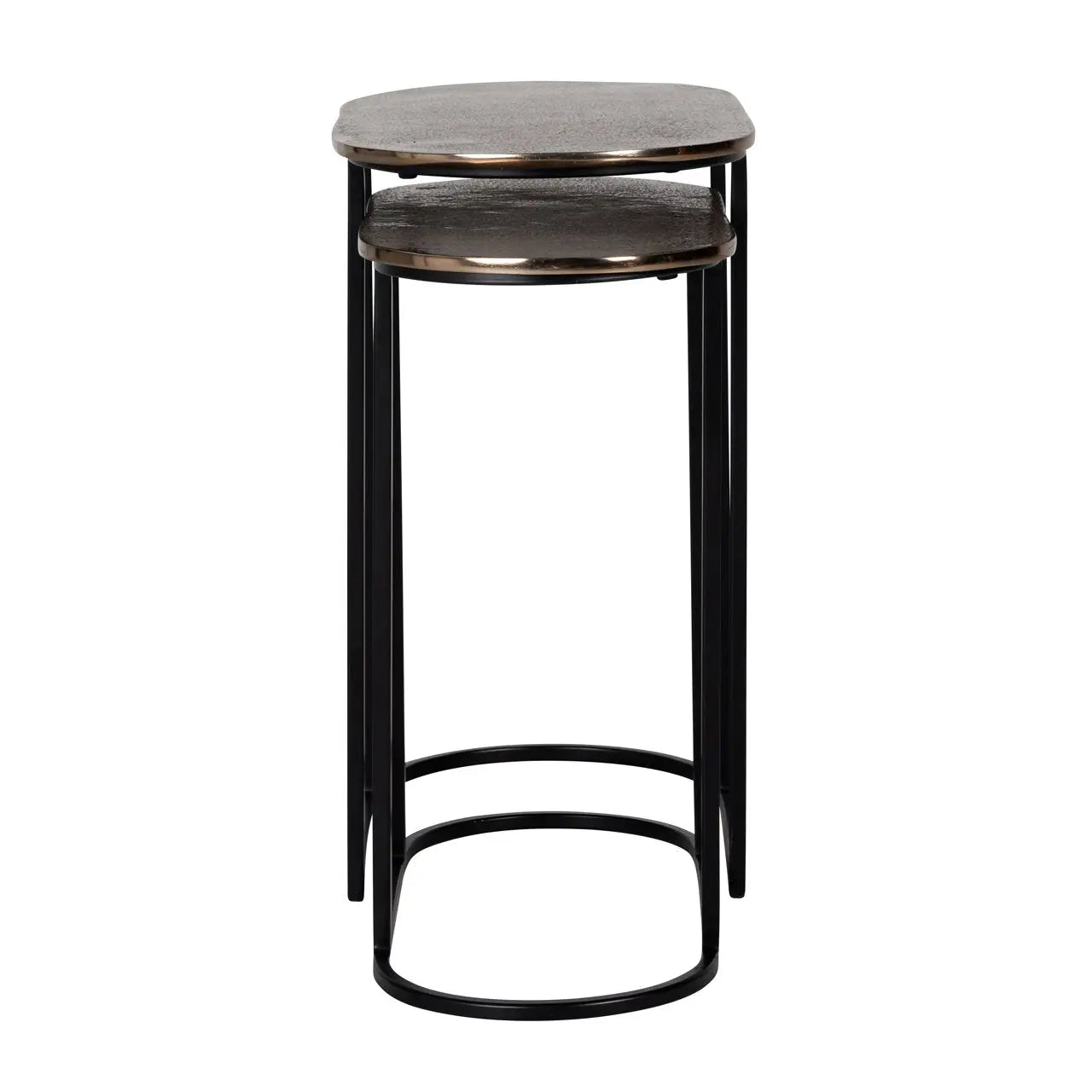 End table Chandon champagne gold (Set of 2)