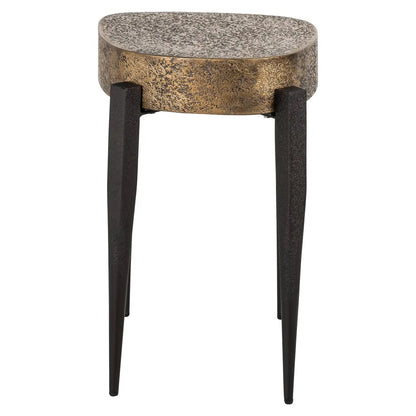 End table Declan black/gold