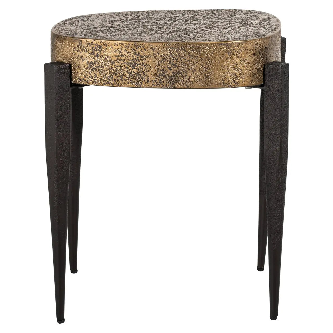 End table Declan black/gold