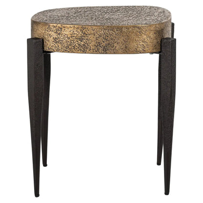 End table Declan black/gold
