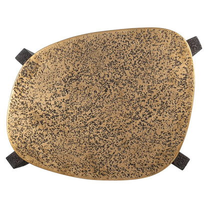 End table Declan black/gold