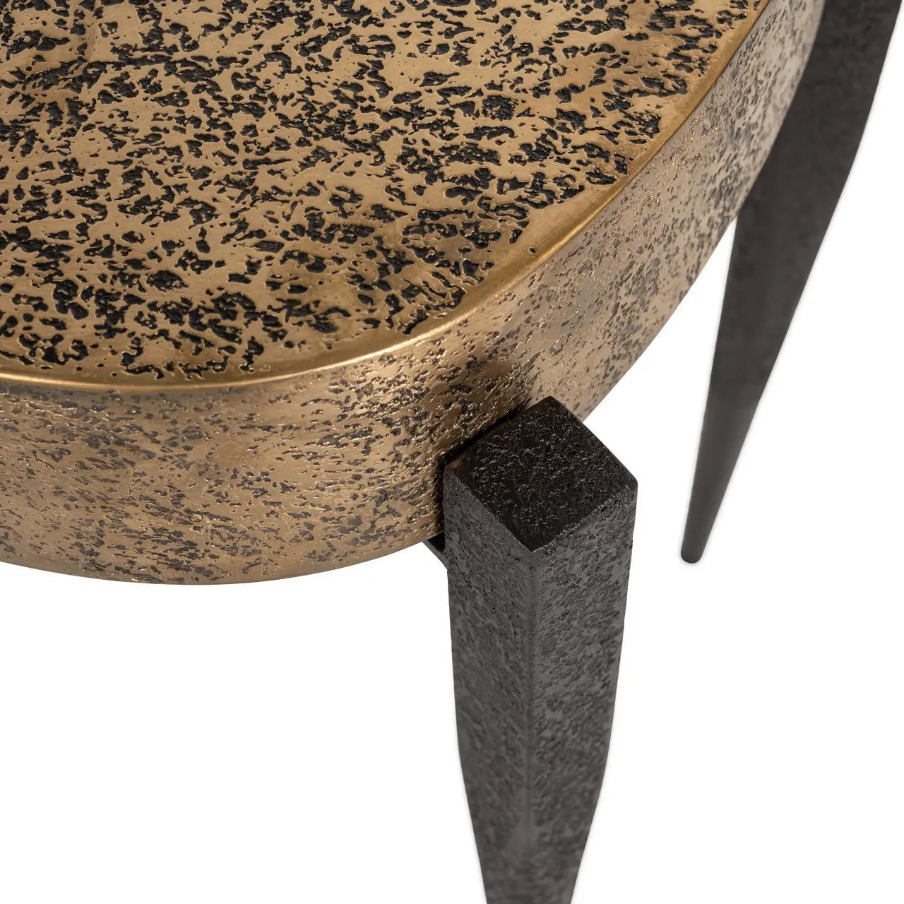 End table Declan black/gold