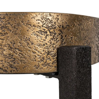 End table Declan black/gold