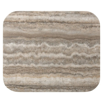 End table Denizly grey faux travertine