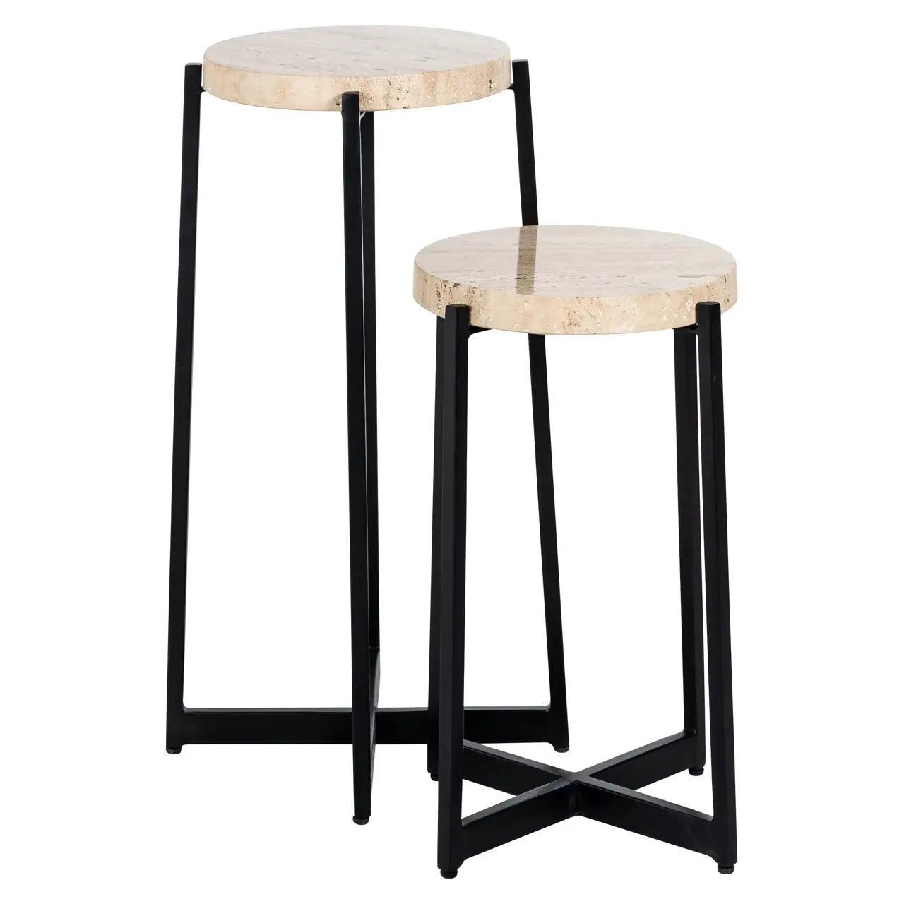 End table Dillinger beige (Set of 2)
