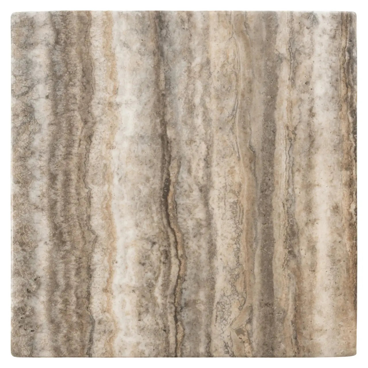 End table Dulce grey faux travertine