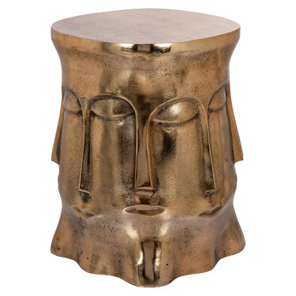 End table Hedron gold