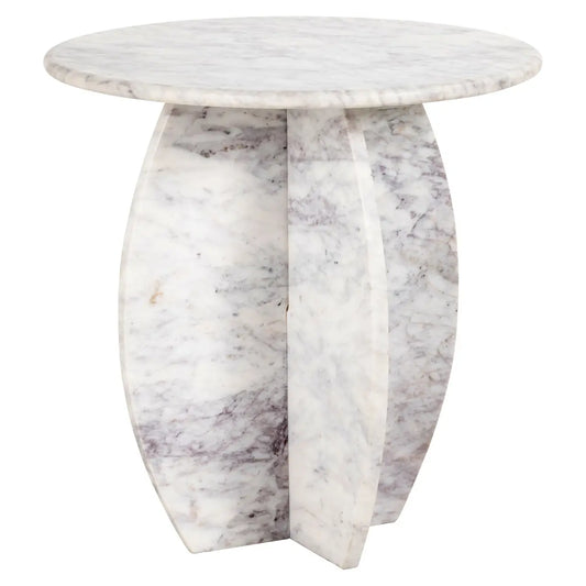 End table Holmes white 50Ø