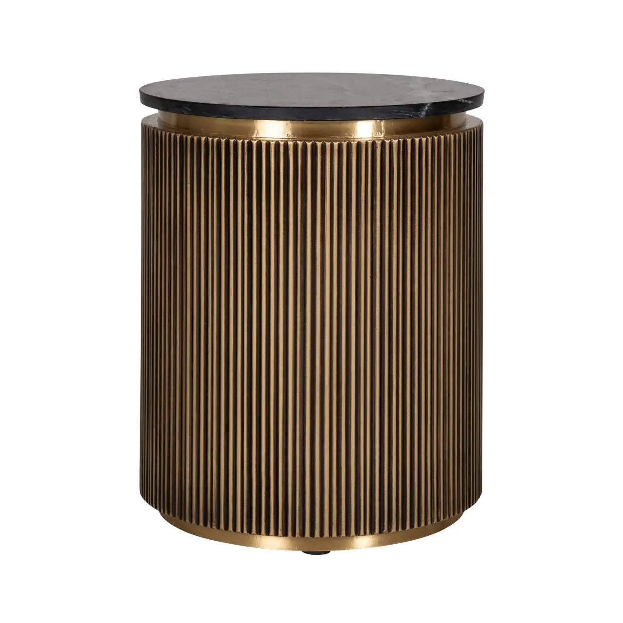 End table Ironville gold 50Ø