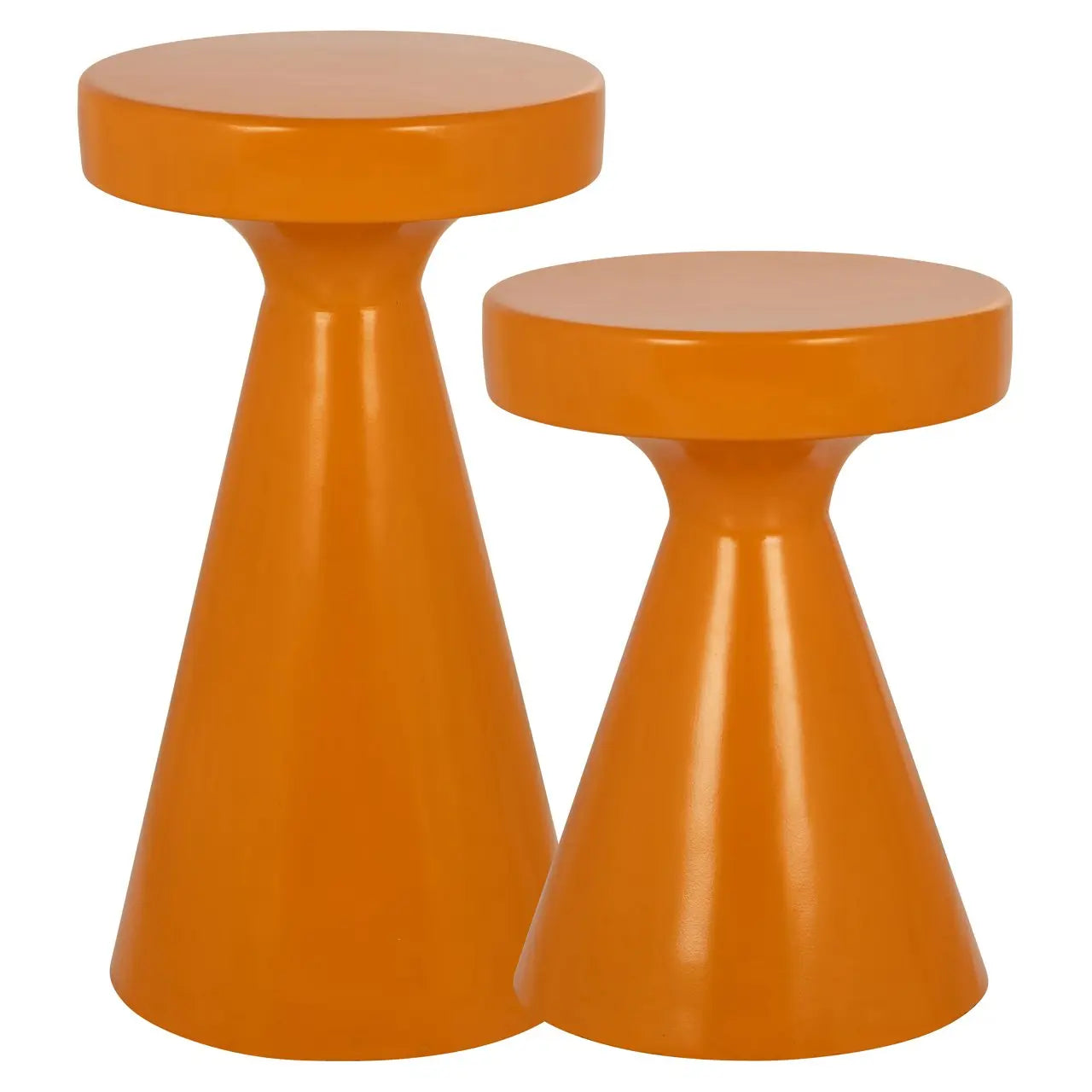 End table Kimble orange large 30Ø