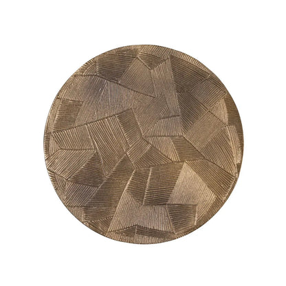 End table Tulum brushed gold (Set of 2)