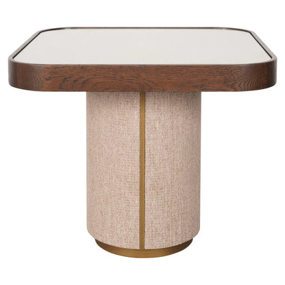 End table Willox brown  including glass