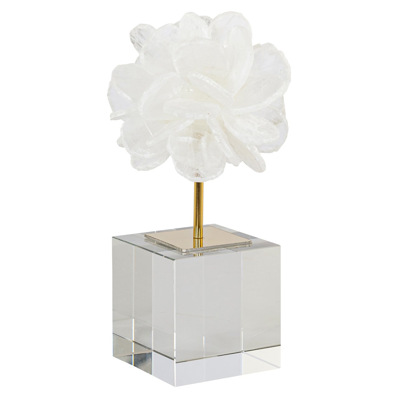 Decorative object Eline white small
