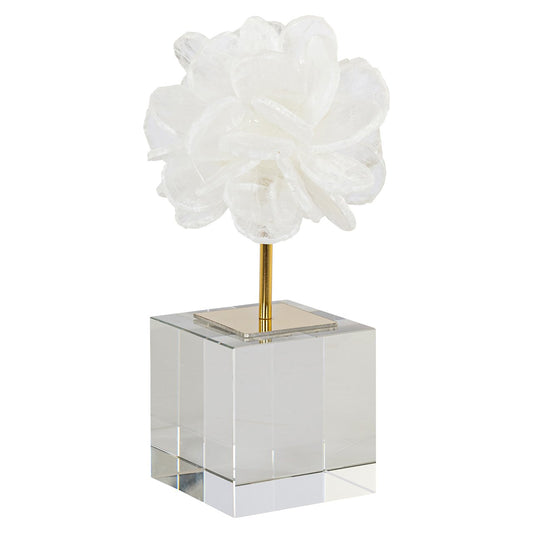 Decorative object Eline white small