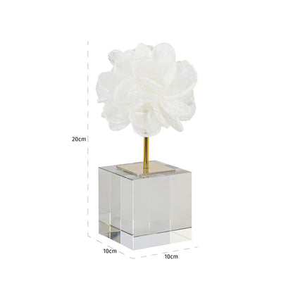 Decorative object Eline white small