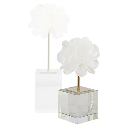 Decorative object Eline white small