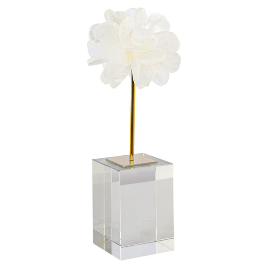 Decorative object Eline white large