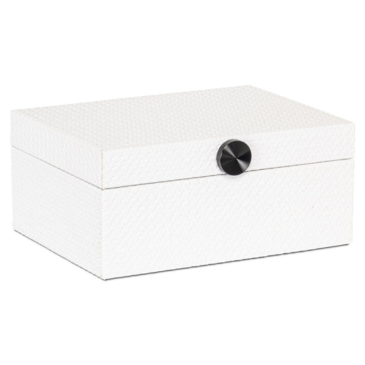 Storage box Myrth white large