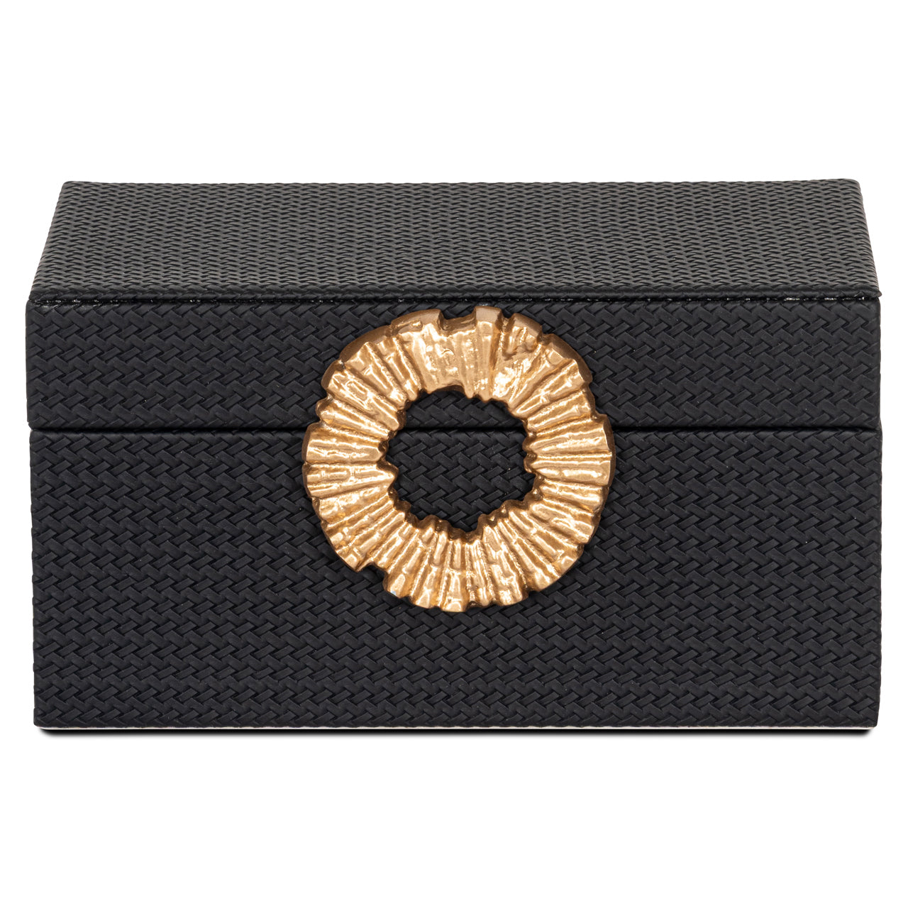 Storage box Amal black/gold small
