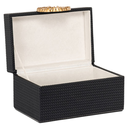 Storage box Amal black/gold small