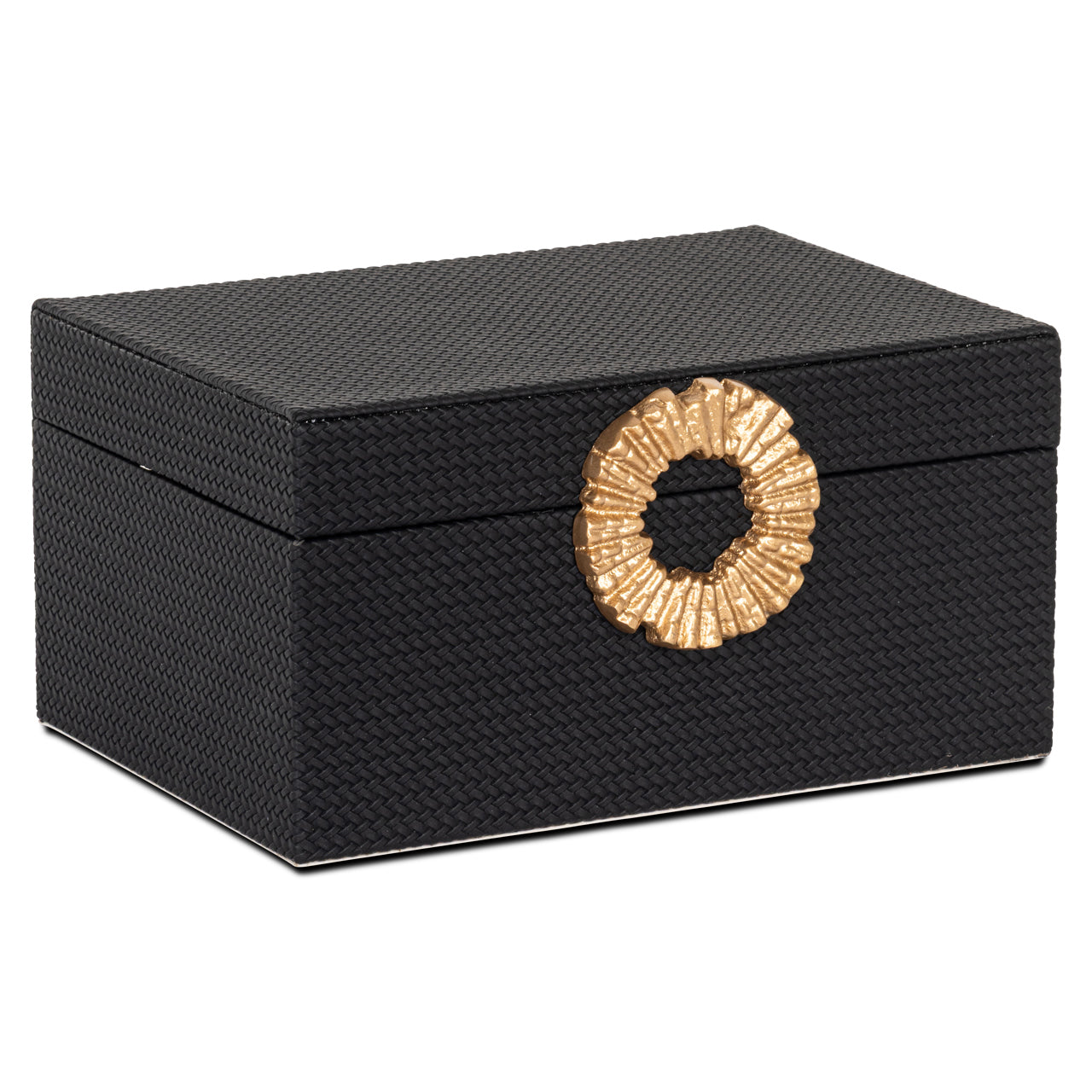 Storage box Amal black/gold large